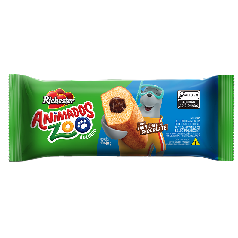 Bolinho de Baunilha com Chocolate