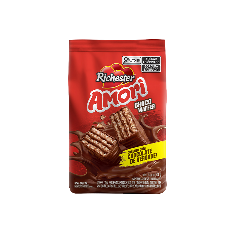 Chocowafer Coberto com Chocolate