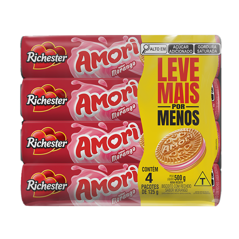 Pack Recheados Morango