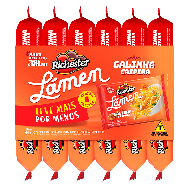 Pack Lámen Galinha Caipira