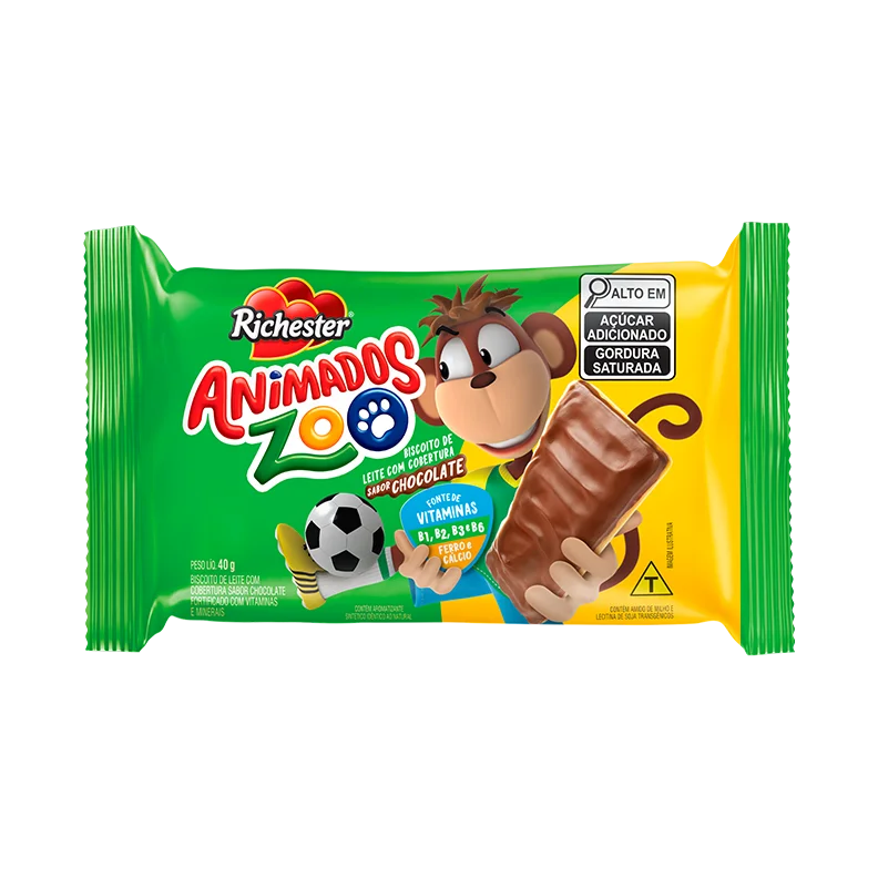 Biscoito de Leite com Cobertura de Chocolate