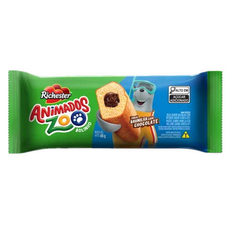 Bolinho de Baunilha com Chocolate