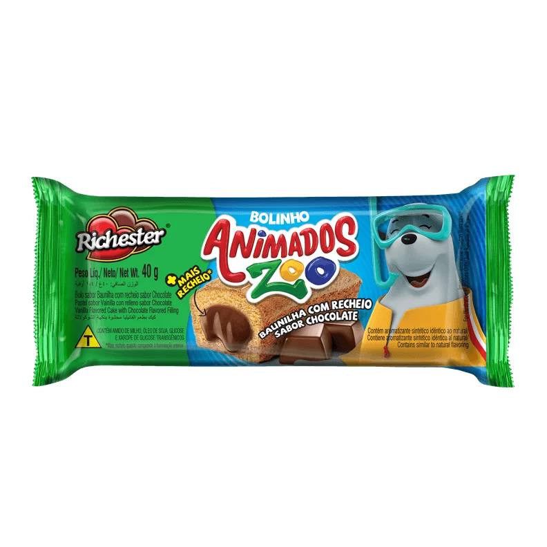 Bolinho de Baunilha com Chocolate