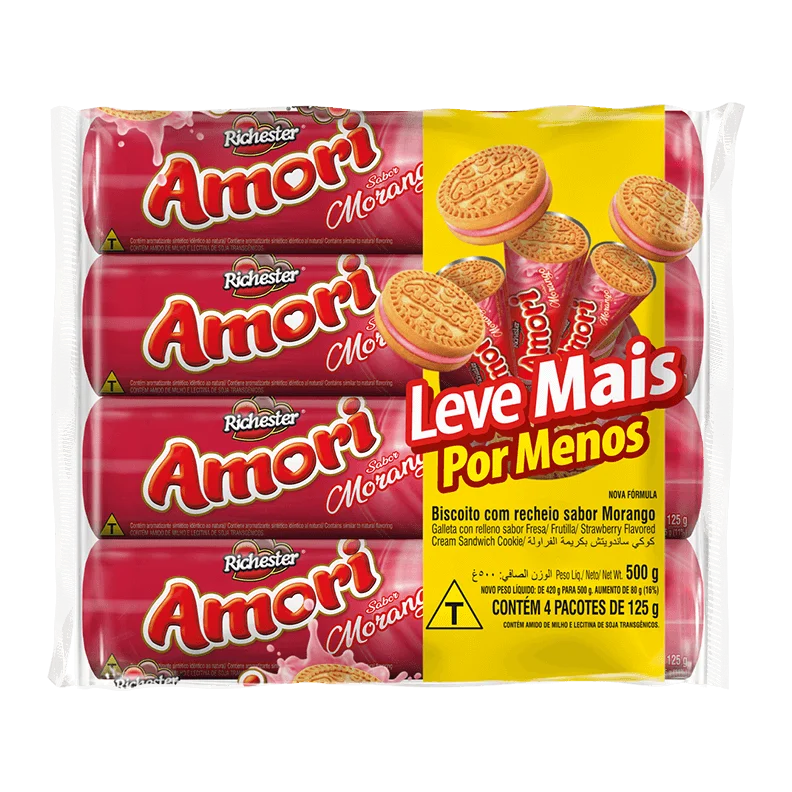 Pack Recheados Morango