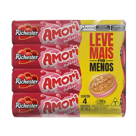 Pack Recheados Morango