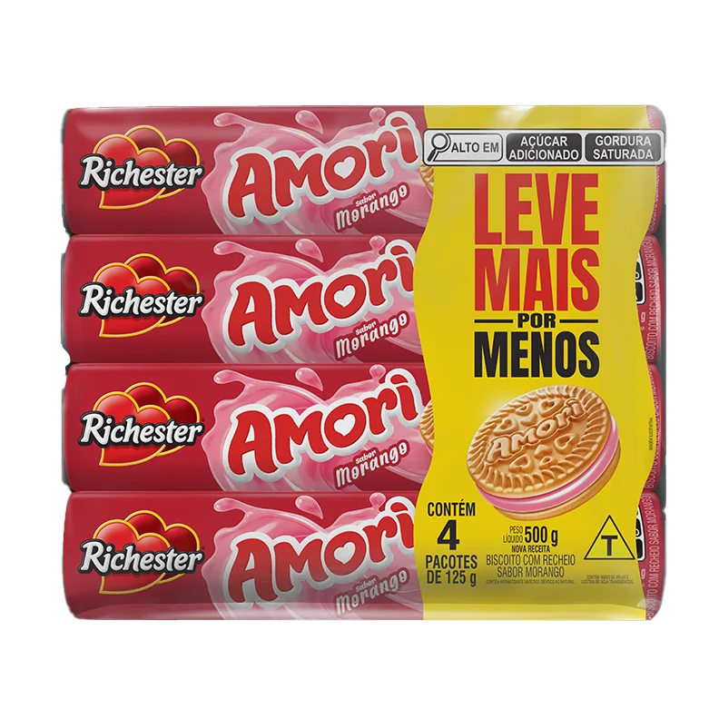 Pack Recheados Morango