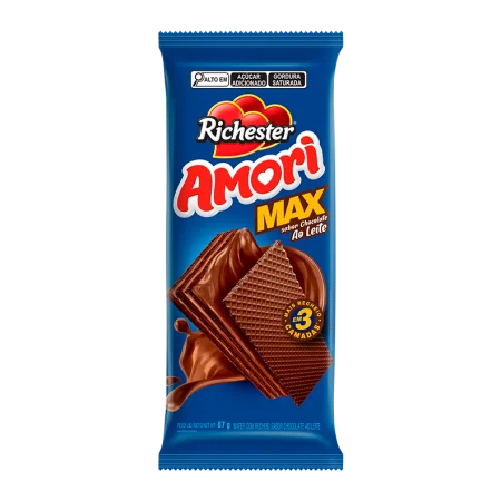 Wafer Max Chocolate ao Leite