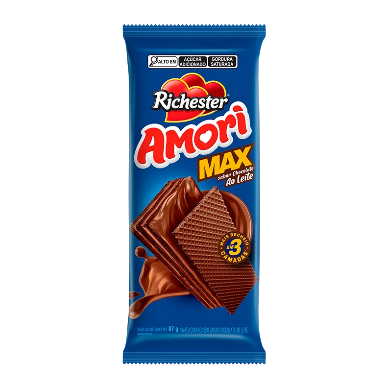 Wafer Max Chocolate ao Leite
