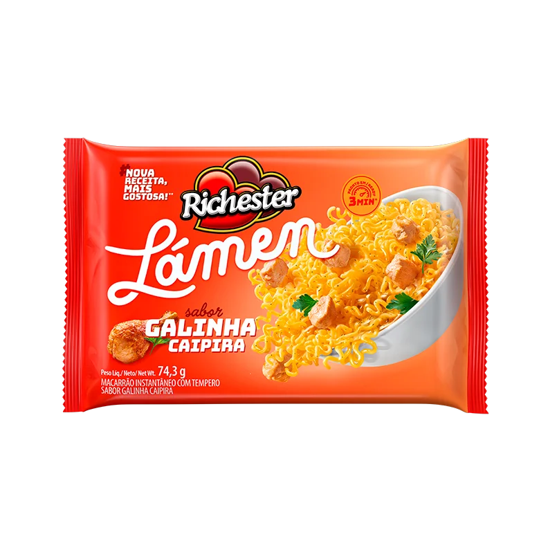 Lámen Sabor Galinha Caipira
